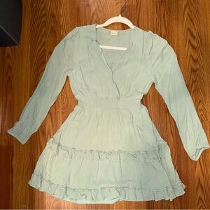 Altar'd State Mint Green mini dress